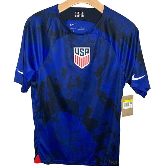 USA Soccer Jersey Mens Small Nike National Team Away Soccer Jersey 2022-2023 NWT - Picture 1 of 7